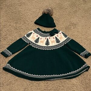 Tahari Green Knit Sweater